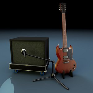 Guitar and amp