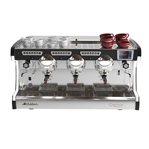 3D astoria sabrina coffee machine model