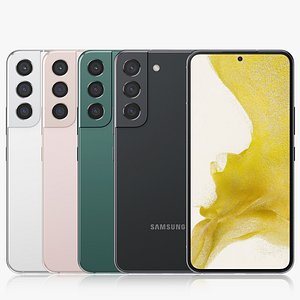 Samsung Galaxy S22 primary colors 3D model