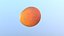 Apricot 04 LOW Poly 3D-Modell