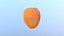 Apricot 04 LOW Poly 3D-Modell