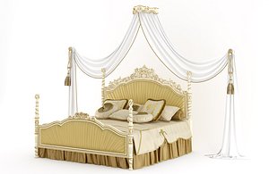 14214 Double Bed by Modenese Gastone model