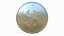 moeda de dólar de ouro e sinal