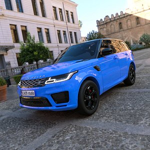 2022 Range Rover Sport SVR 3D model