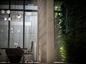 BRUTALIST OFFICE 3D model