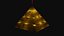 Futuristic Pyramid with little scene