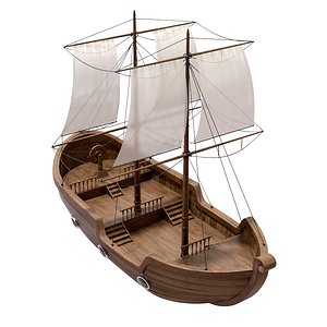 Cartoon Pirate Ship