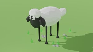 shaun sheep 3D model