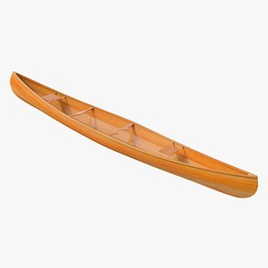 Canoe 01 3D model