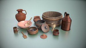 Medieval tableware set 1