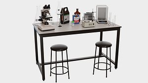 Science Equipment Collection model