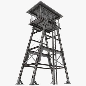 look guard tower 3D model