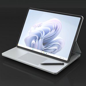 Microsoft Surface Laptop Studio 2 with Slim Pen 2 3D model model