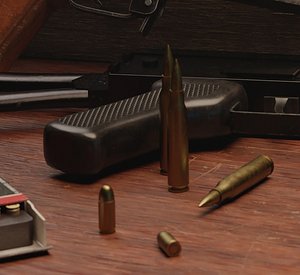 Bullet 3D model