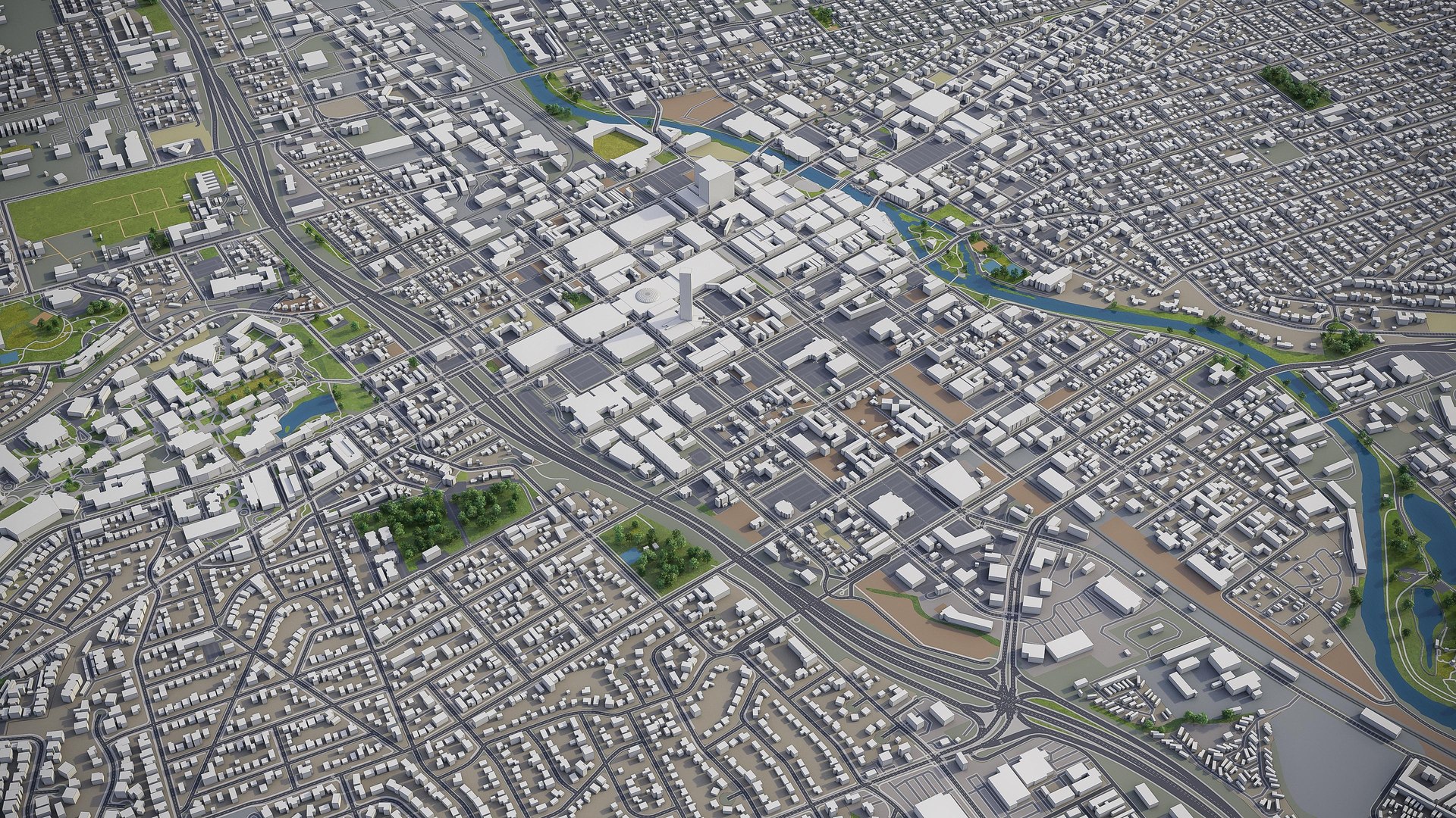Reno-sparks Surrounding - Parkings 3D Model - TurboSquid 1472874