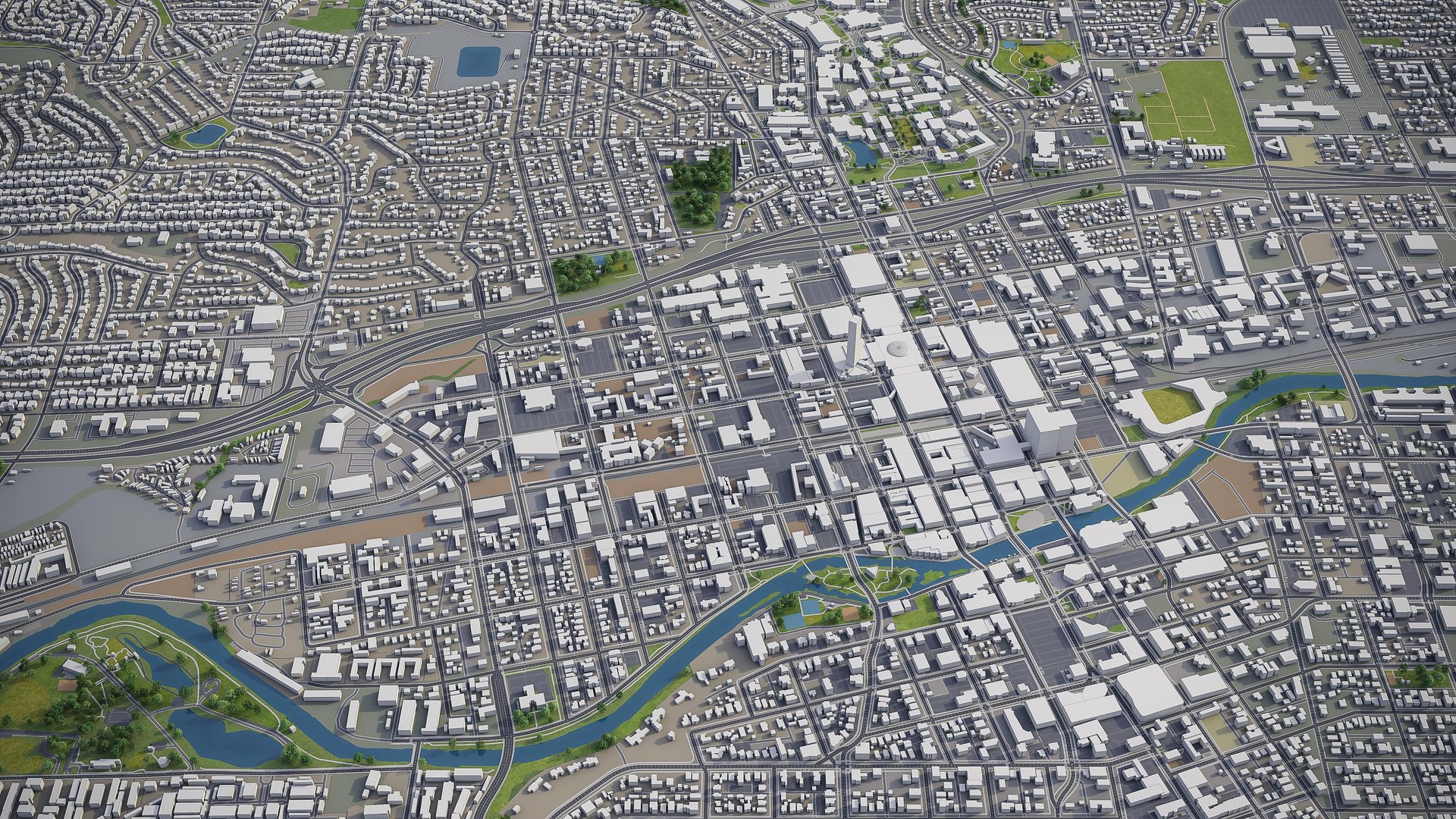 Reno-sparks Surrounding - Parkings 3D Model - TurboSquid 1472874