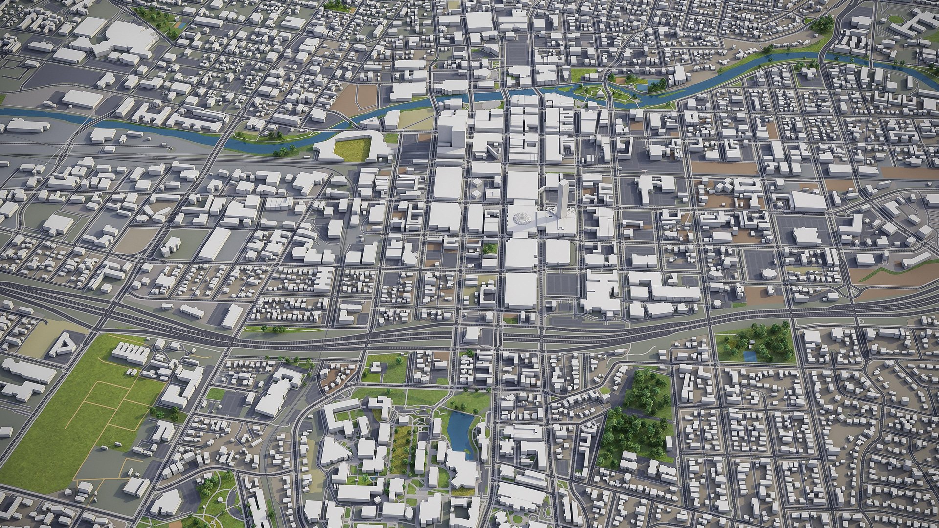 Reno-sparks Surrounding - Parkings 3D Model - TurboSquid 1472874