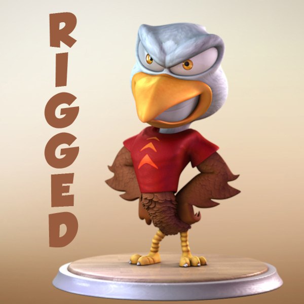 eagle cartoon characters 3d ma eagle cartoon characters 3d ma