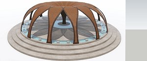Pergola shade 3D