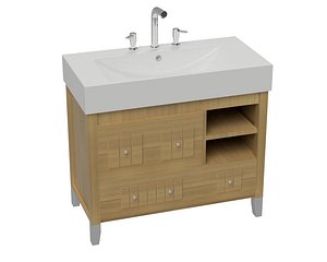 Bathroom sink with furniture