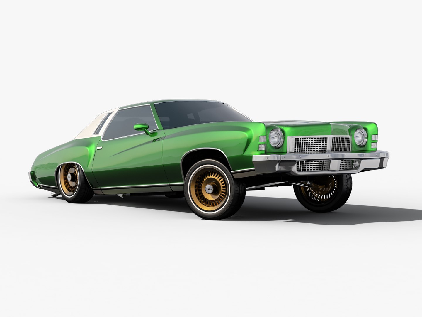Chevrolet Monte Carlo Rigged 3d Model