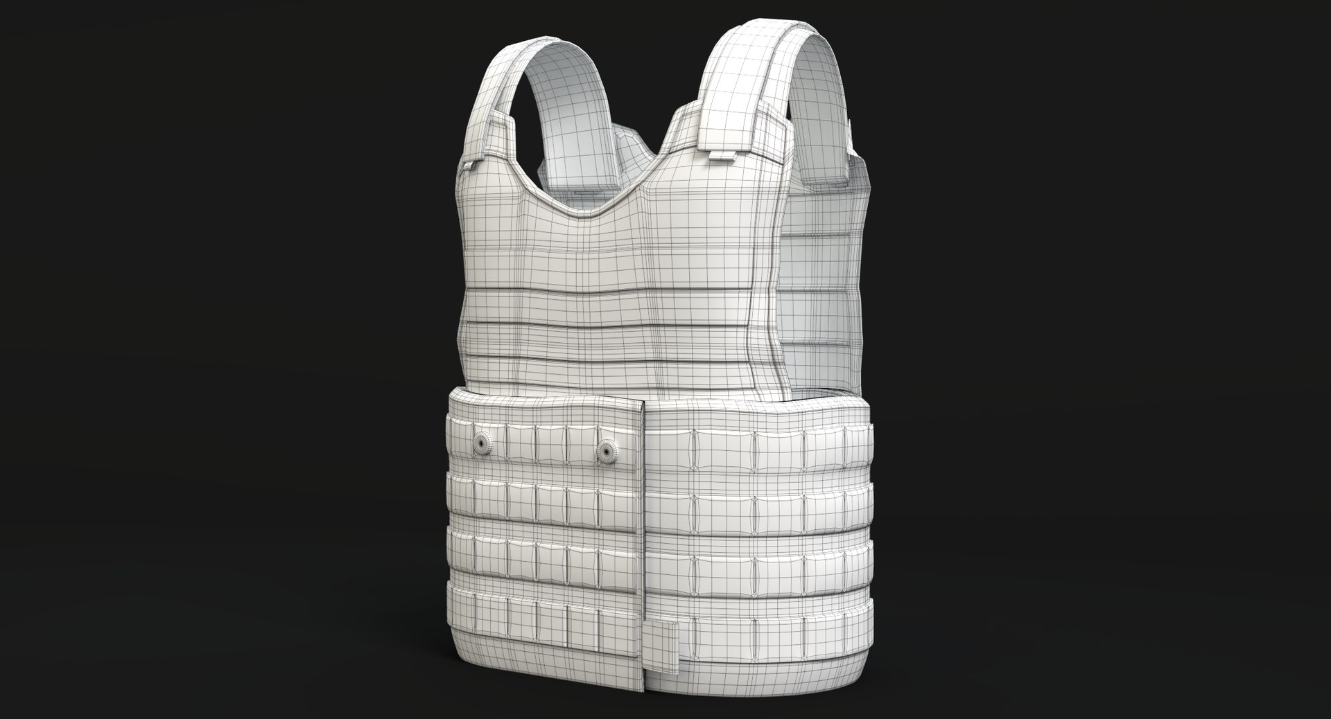 bullet proof vest 3D https://p.turbosquid.com/ts-thumb/dU/WVgOwa/TK27Xw4E/wireframe/png/1510079069/1920x1080/fit_q87/00cbbeb6f20601da978f94e5efe9bd32ec57c87e/wireframe.jpg