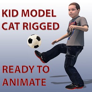3D child cat