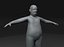Fat Boy Kid Body Base Mesh Modello 3D 20k Poligoni