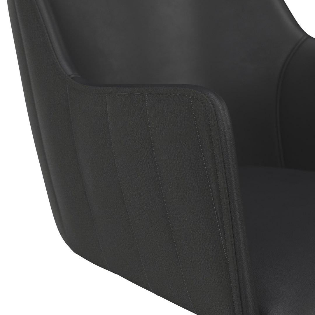 Griffin Swivel Dining Armchair 3D Model TurboSquid 2062430