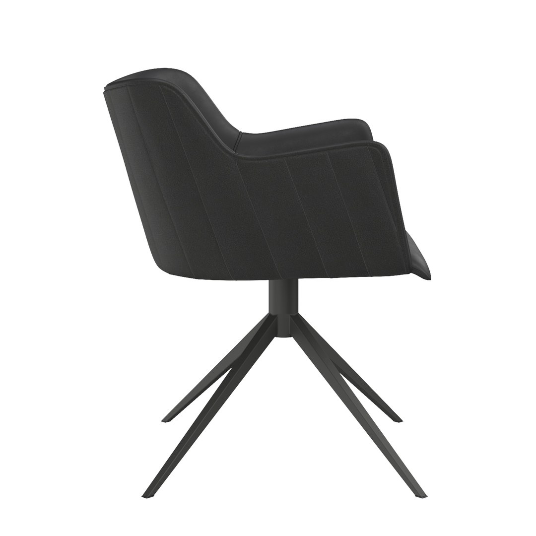 Griffin Swivel Dining Armchair 3D Model TurboSquid 2062430