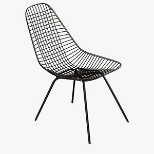Classic 1950’s Eames DKX wire side chair