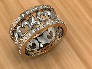 3D classic ring