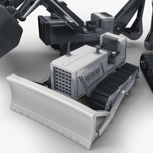 3D steel trencher vehicle