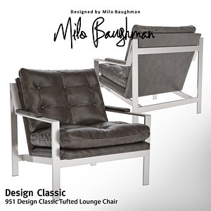 T-Back Lounge Chair by Milo Baughman