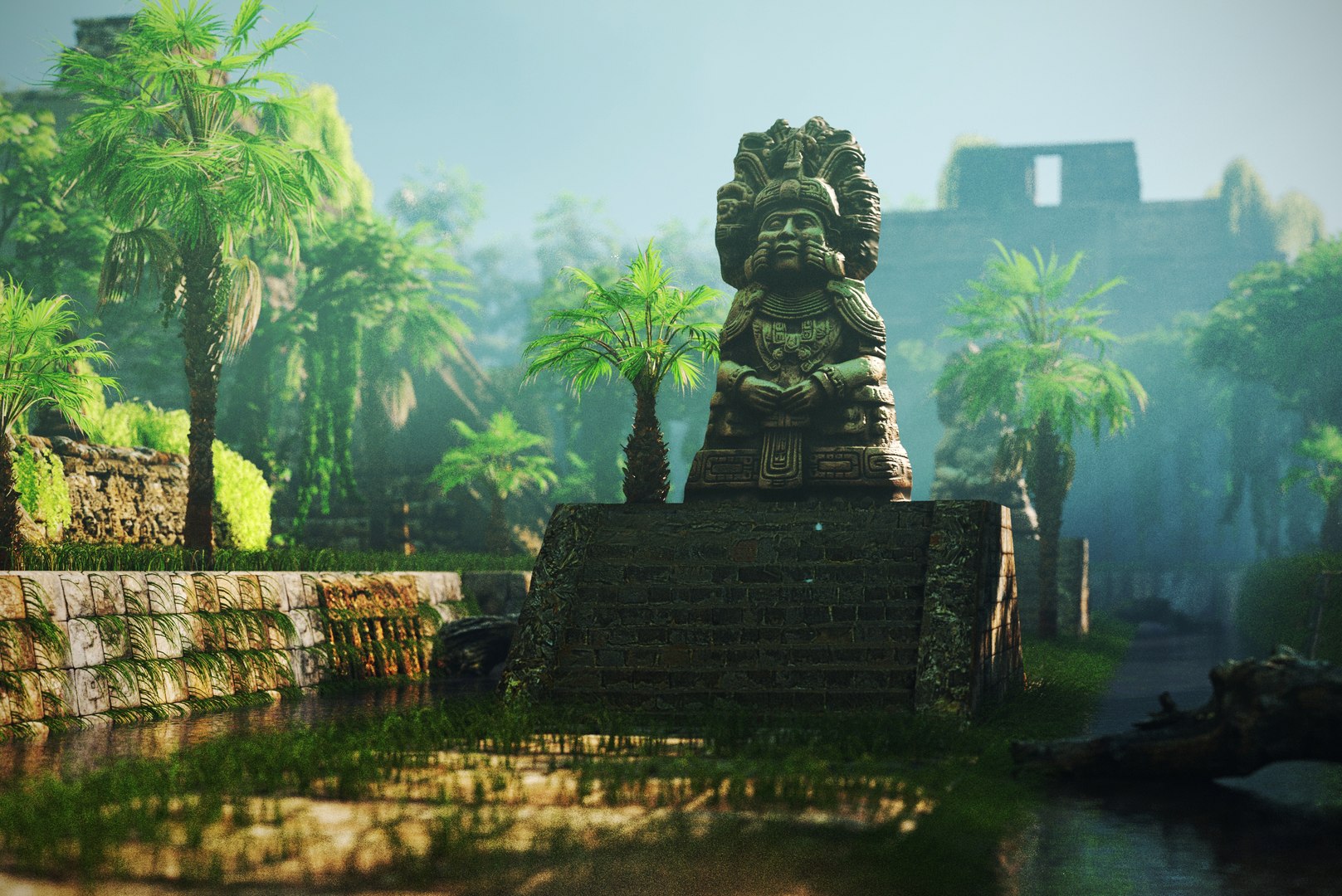 3D The Lost City of the Mayans model - TurboSquid 2091179