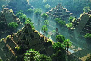 3D The Lost City of the Mayans model