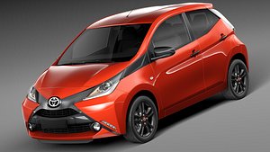3d model 2015 toyota aygo