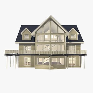 House With Interior Rooms #1