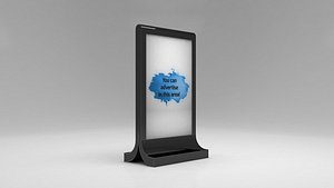 3D designed advertising billboard