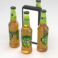 Beer Bottle Redds Apple 400ml