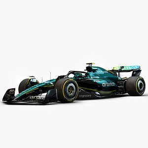 F1 Aston Martin AMR24 2024 3D model