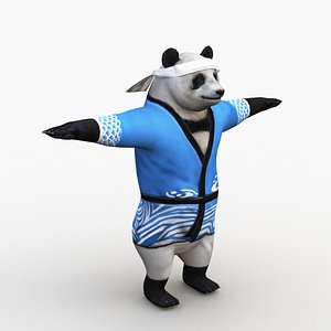 3D panda yukata