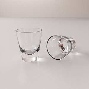 shot glass 3d model