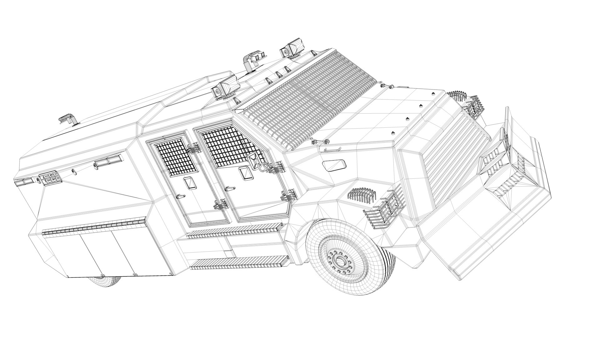 Riot Control Vehicle 3D - TurboSquid 2124198