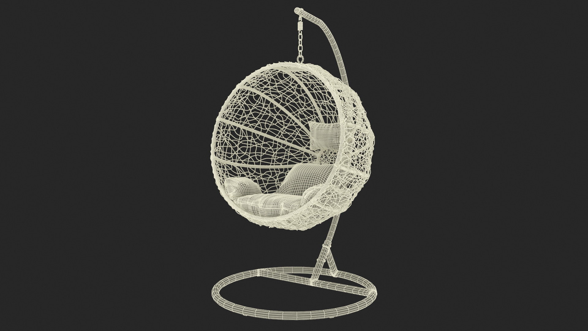 3D Hanging Chair Eliott With Stand TurboSquid 2112219