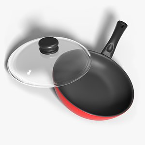 Vermicular Frying Pan 28cm with Lid - 3D model by afterwork-grocery  [8a6b673] - Sketchfab