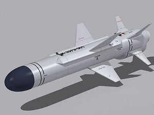 kh-35ue missile aircraft 3d model