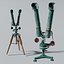 Vintage Military Naval Binocular Periscope with Tripod