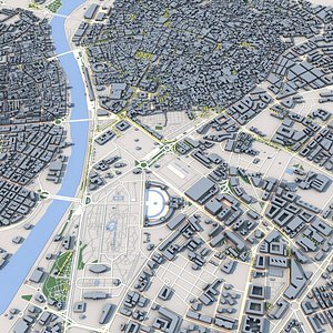3D Seville City Spain