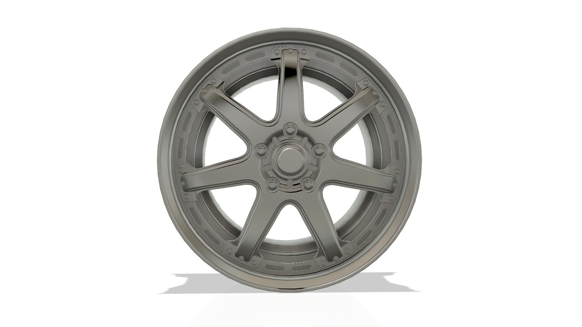 3D Rays Volk Gt7 Rim - TurboSquid 1910546